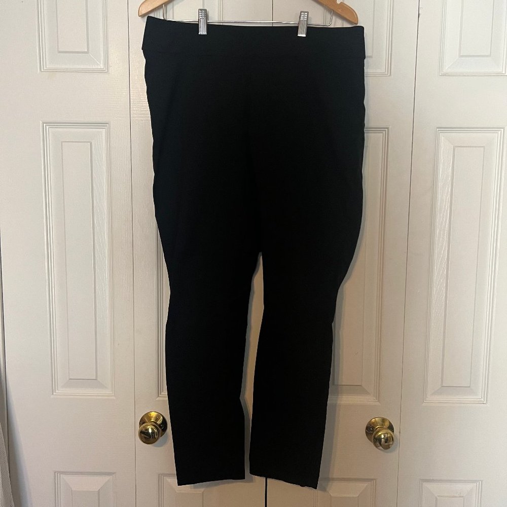 Apt 9 Black skinny ankle-length stretchy pants